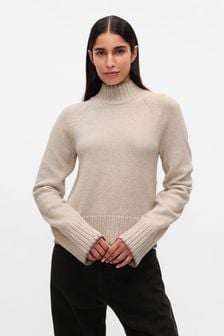 Dunkelgrau - Gap Cashsoft Turtle Neck Sweatshirt (E91358) | 62 €