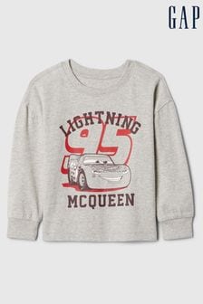 Gap Grey Disney Cars Graphic T-Shirt (6mths-5yrs) (E91553) | €22