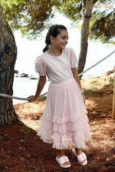 Angels Face Pink Sparkle Skirt (E92525) | AED388 - AED410