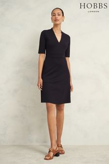 Hobbs emilia velvet dress outlet