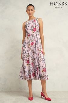 Hobbs Pink Petite Carly Dress (E92835) | €216