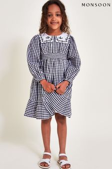 Monsoon check dress discount