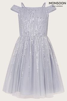 Dresses Monsoon Pleated Embellished Occasionwear Girlsclothing Next United Arab Emirates