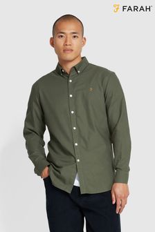 Farah Green Brewer Long Sleeve Shirt (E93570) | 475 zł