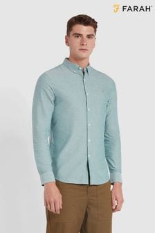 Farah Green Brewer Long Sleeve Shirt (E93581) | $137