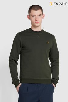 Farah Green Tim New Crew Neck Sweatshirt (E93598) | ₪ 302