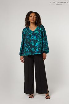 Live Unlimited Curve Jersey Seam Detail Black Trousers (E93787) | INR 8,237