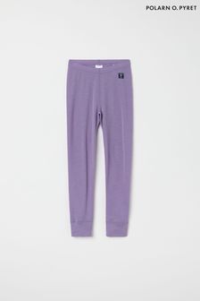 أرجواني - Polarn O. Pyret Merino Wool Long Johns Thermals (E93901) | ‏179 ر.س‏