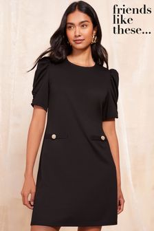 Black shift dress workwear 2025