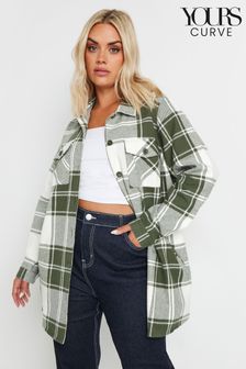 Yours Curve Checked 100% Cotton Shacket (E95265) | 53 €