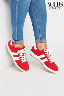 Next red shoes wide fit store