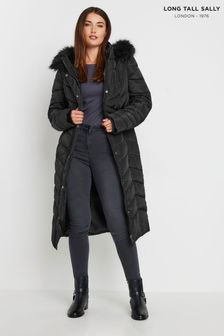 Tall Black Parka Long Coats Next Luxembourg