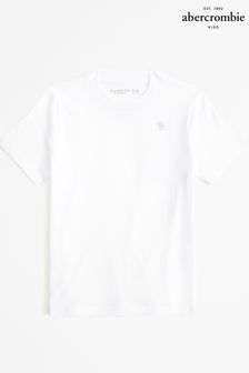 Abercrombie & Fitch Essentials Short Sleeve White T-Shirt (E95823) | TRY 569 - TRY 656