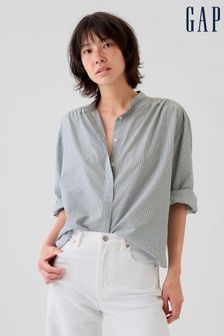 Gap Blue Relaxed Long Sleeve Shirt (E95902) | 220 zł