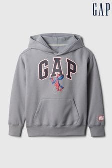 Gap Grey Spider-Man Graphic Relaxed Logo Hoodie (4-13yrs) (E95977) | 160 zł