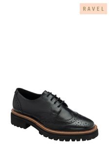 Women s Brown Flat Brogue Footwear Next Oman