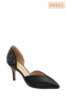 Ravel Black Pointed-Toe Court Shoes (E96406) | €86