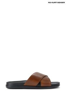 KG Kurt Geiger Natural Sliders Sandals Next Luxembourg