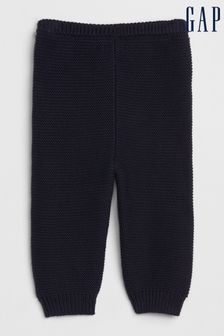 Gap Navy/Blue Brannan Knit Trousers (Newborn-24mths) (E97136) | kr156