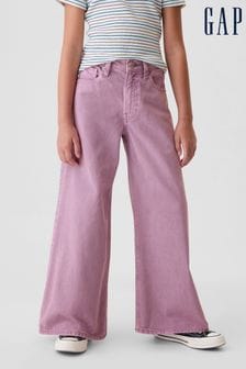 Fialová - Gap Mid Rise Baggy Jeans (5-13yrs) (E97205) | 990 Kč