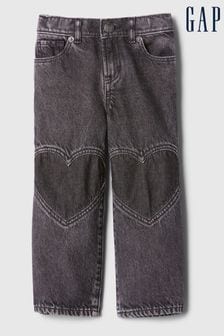 Gap Black Pull On Wide Jeans (6mths-5yrs) (E97293) | €31