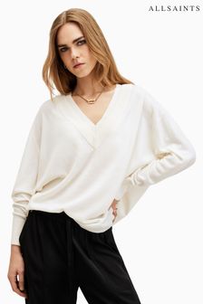 AllSaints Women s Jumpers Wrap Off Shoulder Jumpers Next Ireland