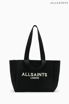 AllSaints Black Izzy Medium Tote (E97575) | $204