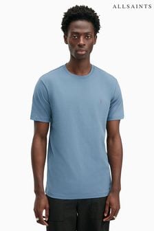 AllSaints Blue Brace Short Sleeve Crew T-Shirt (E97702) | kr454