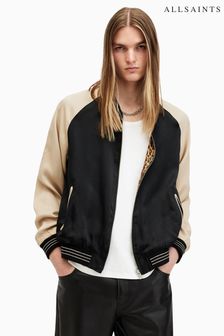 All saints black bomber store