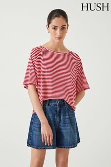 Hush Cici Striped Boxy T-shirt (E98163) | 220 zł