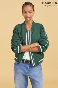 Baukjen Green Gretchen Bomber Jacket with Lenzing™ Ecovero™ (E99018) | ₪ 1,001