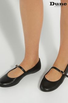 Dune London Black Mary Jane Heida Flexible Sole Shoes (E99062) | €100