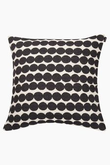 Marimekko White And Black Rasymatto Cushion Cover (E99107) | €68