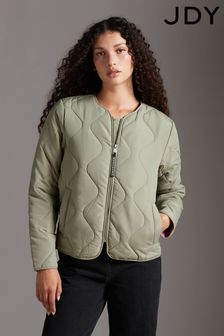 Jdy collarless coat clearance