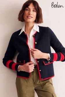 Boden Blue 100% Cotton Holly Knitted Cardigan (E99767) | $206