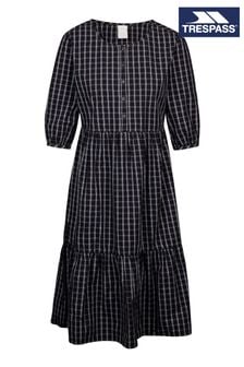 Trespass Female Helen Casual 100% Cotton Black Dress (F01579) | $108