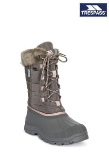 Trespass Female Grey Stavra II Snow Boots (F06214) | $101