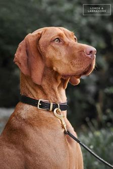 Lords and Labradors Black Leather Dog Lead (F32594) | €71 - €85