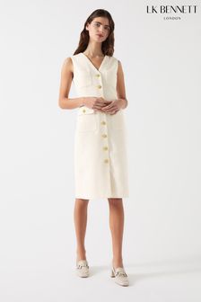 LK Bennett Vita Blend Tweed Sleeveless Dress