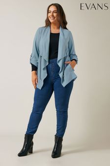 Evans denim jacket hotsell