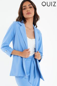 Quiz Blue 3/4 Sleeve Blazer (K00041) | $67