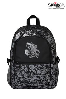 Smiggle Black Dinosaur Better Attach Backpack (K00112) | INR 5,026