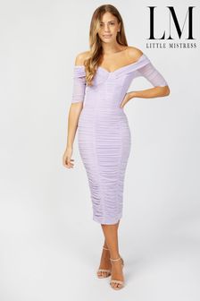 Little mistress cornflower midi dress store