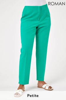 Roman Green Petite Soft Jersey Tapered Trouser (K00580) | €30