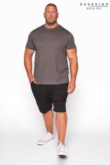 Pantalones cortos de rugby con cintura elástica de Badrhino Big & Tall (K00872) | 34 €