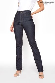 Long Tall Sally Blue Straight Leg Denim Jeans (K00887) | $99
