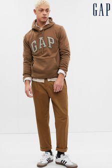 Gap Brown Logo Fleece Hoodie (K00997) | €20.50