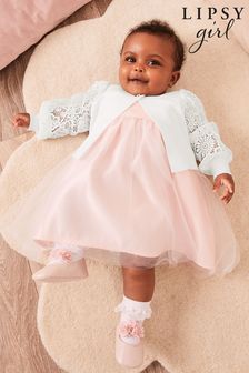Lipsy White Lace Sleeve Cardigan - Baby (K01364) | €28 - €31