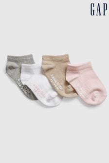 Gap Multi Toddler No Show Socks (4-Pack) (K01418) | €12