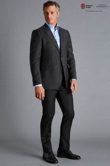 Charles Tyrwhitt Grey Slim Fit Suit Jacket (K01631) | 934 QAR